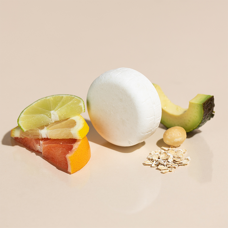 Solid and natural body soap