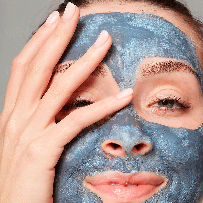 DÚO CLEAN & CLAY BLUE - Mascarilla Facial Sólida Natural
