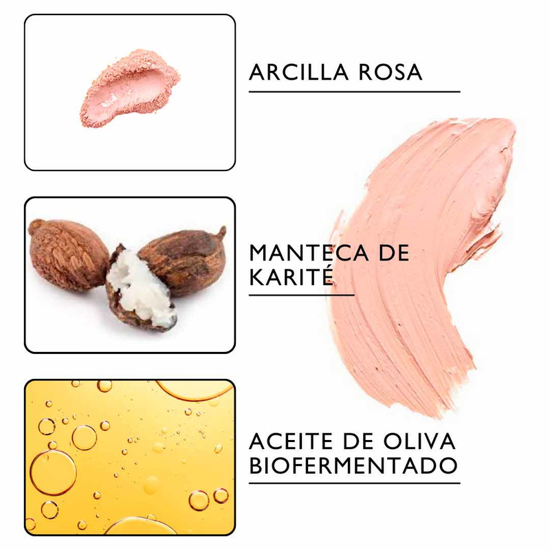 DÚO CLEAN & CLAY PINK - Mascarilla Facial Sólida Natural