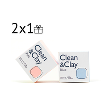DÚO CLEAN & CLAY - Mascarilla Facial Sólida Natural