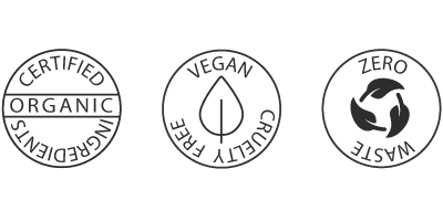 natural vegan and zero waste cosmetics logo